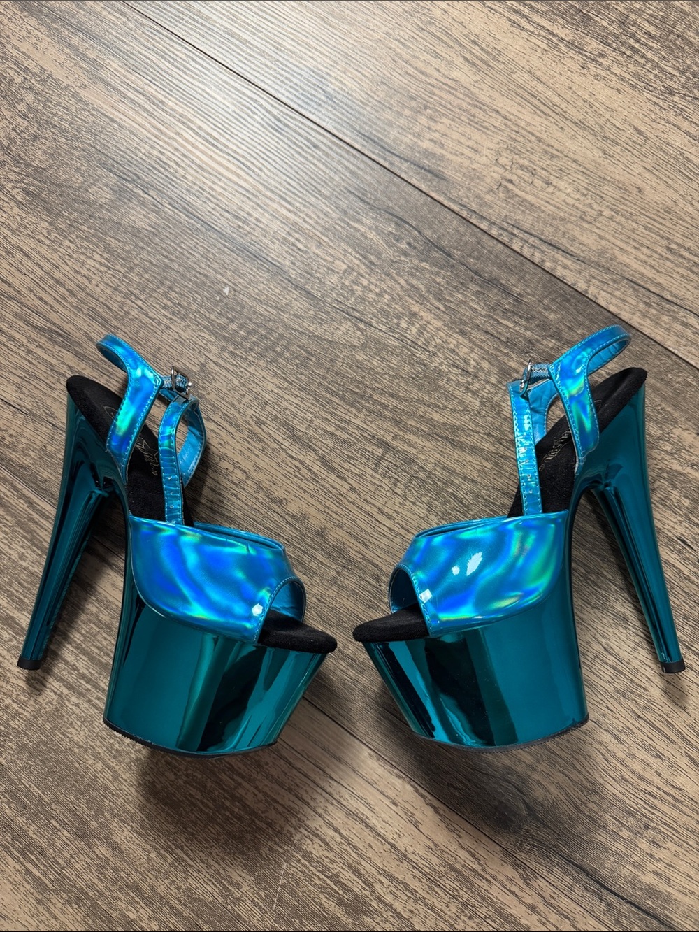 Pleaser Heels Blue